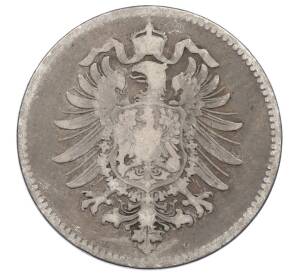 1 марка 1875 года G Германия — Фото №2