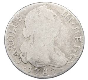 2 реала 1787 года Испания — Фото №1