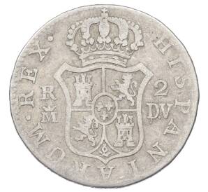 2 реала 1787 года Испания — Фото №2