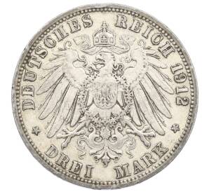 3 марки 1912 года Германия (Пруссия) — Фото №2