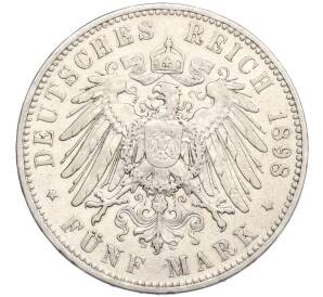 5 марок 1898 года Германия (Саксония) — Фото №2