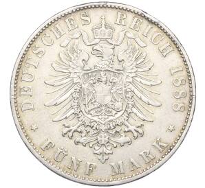 5 марок 1888 года Германия (Бавария) — Фото №2