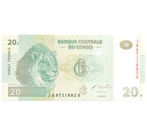 20 франков 2003 года Конго — Фото №1