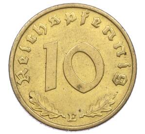 10 рейхспфеннигов 1938 года E Германия — Фото №2