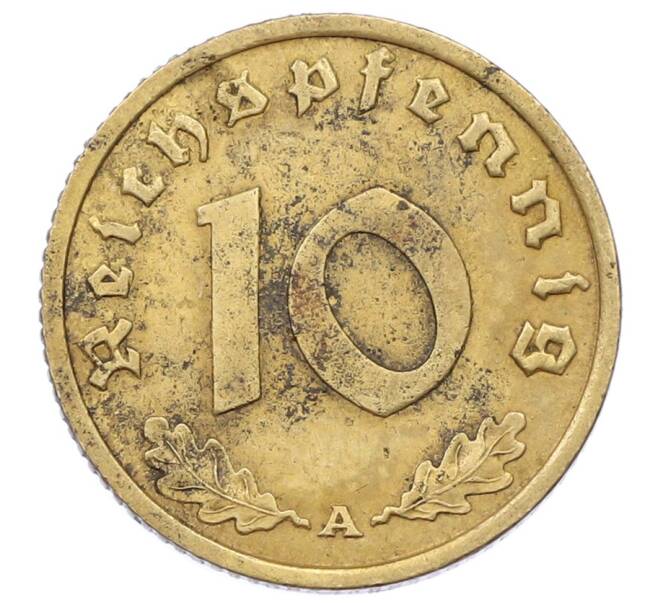 Монета 10 рейхспфеннигов 1938 года A Германия (Артикул: M2-84647) — Фото №2