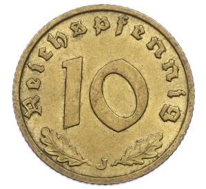 10 рейхспфеннигов 1938 года J Германия — Фото №2