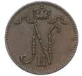 Монета 1 пенни 1900 года Русская Финляндия (Артикул: K12-58874) — Фото №2