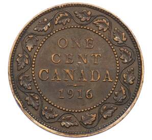 1 цент 1916 года Канада — Фото №1