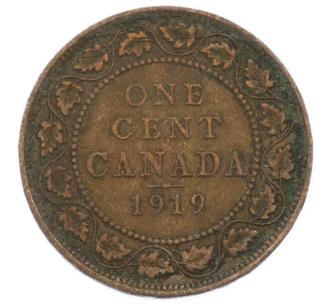 Монета 1 цент 1919 года Канада (Артикул: M2-84679) — Фото №1