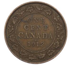 1 цент 1912 года Канада — Фото №1