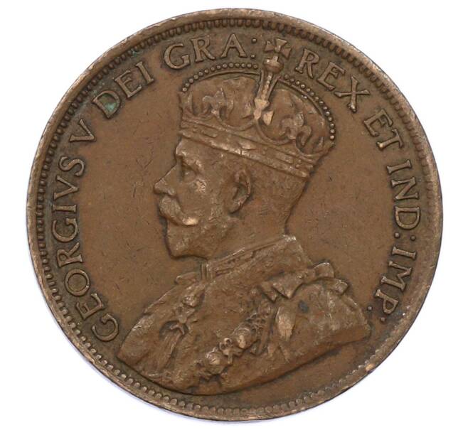 Монета 1 цент 1918 года Канада (Артикул: M2-84689) — Фото №2