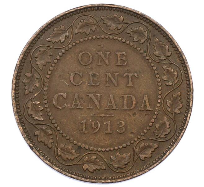 Монета 1 цент 1913 года Канада (Артикул: M2-84691) — Фото №1