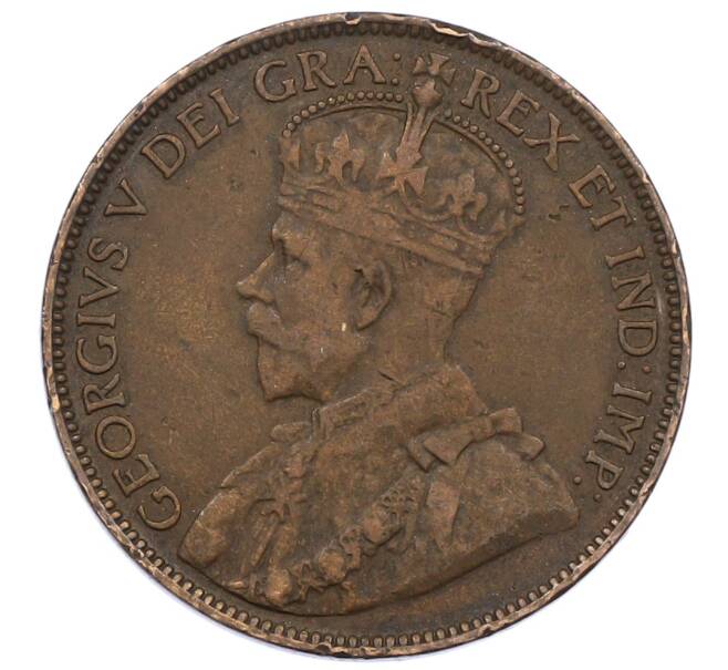 Монета 1 цент 1913 года Канада (Артикул: M2-84691) — Фото №2