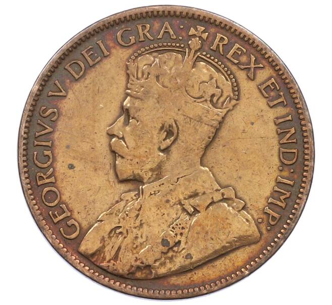 Монета 1 цент 1917 года Канада (Артикул: M2-84699) — Фото №2