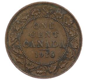 1 цент 1916 года Канада — Фото №1
