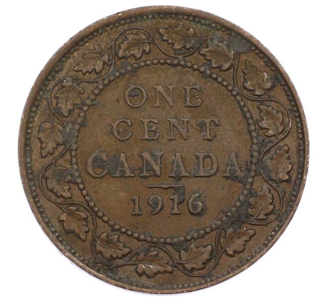 Монета 1 цент 1916 года Канада (Артикул: M2-84700) — Фото №1
