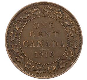 1 цент 1916 года Канада — Фото №1
