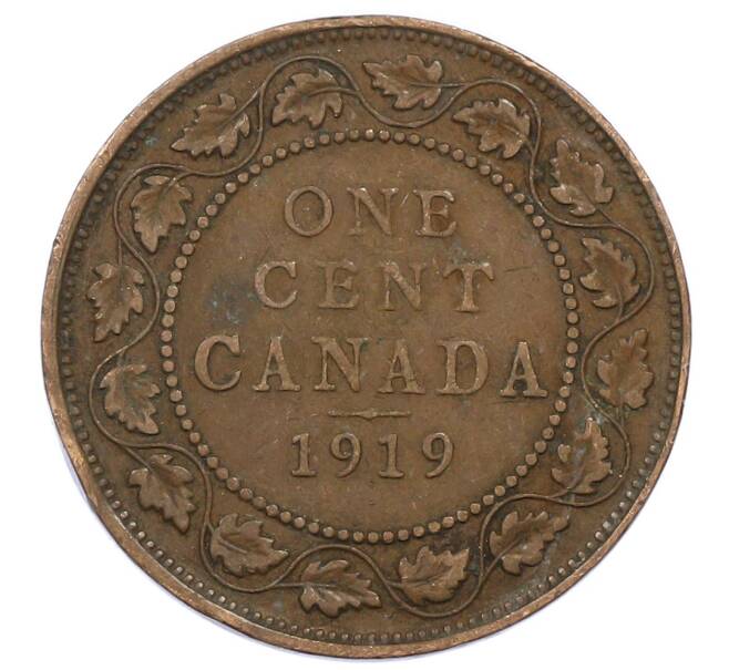 Монета 1 цент 1919 года Канада (Артикул: M2-84707) — Фото №1