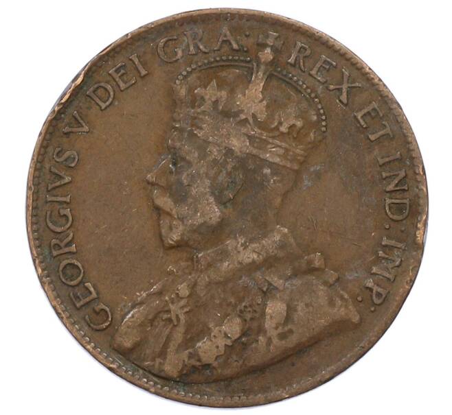 Монета 1 цент 1919 года Канада (Артикул: M2-84707) — Фото №2