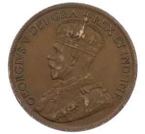 1 цент 1919 года Канада