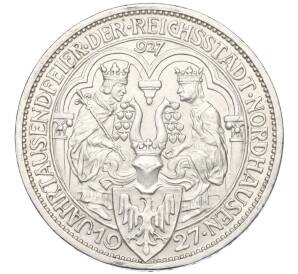 3 рейхсмарки 1927 года A Германия «1000 лет Нордхаузену» — Фото №1