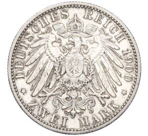 2 марки 1900 года Германия (Вюртемберг) — Фото №2