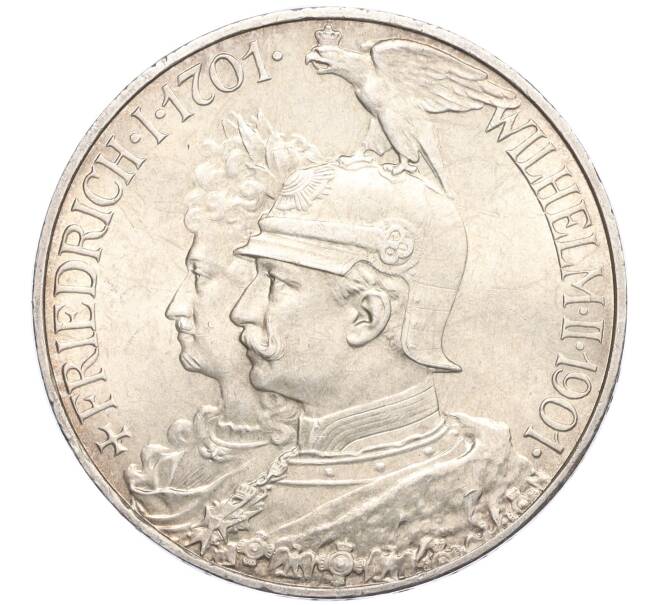 Монета 5 марок 1901 года Германия (Пруссия) «200-летие Пруссии» (Артикул: M2-84824) — Фото №1