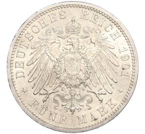 5 марок 1901 года Германия (Пруссия) «200-летие Пруссии» — Фото №2