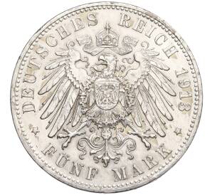 5 марок 1913 года D Германия (Бавария) — Фото №2