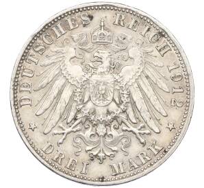 3 марки 1912 года D Германия (Бавария) — Фото №2