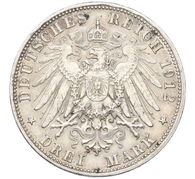 Монета 3 марки 1912 года D Германия (Бавария) (Артикул: M2-84842) — Фото №2