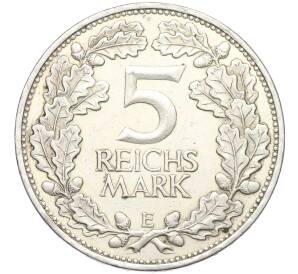 5 рейхсмарок 1925 года E Германия «Тысячелетие Рейнланда» — Фото №2