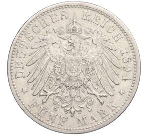 5 марок 1894 года Германия (Баден) — Фото №2