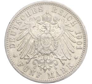 5 марок 1901 года Германия (Баден) — Фото №2