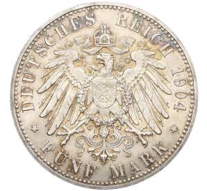 5 марок 1904 года Германия (Гессен) «400 лет со дня рождения Филиппа I Великодушного» — Фото №2