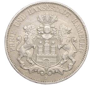 5 марок 1902 года Германия (Гамбург) — Фото №1