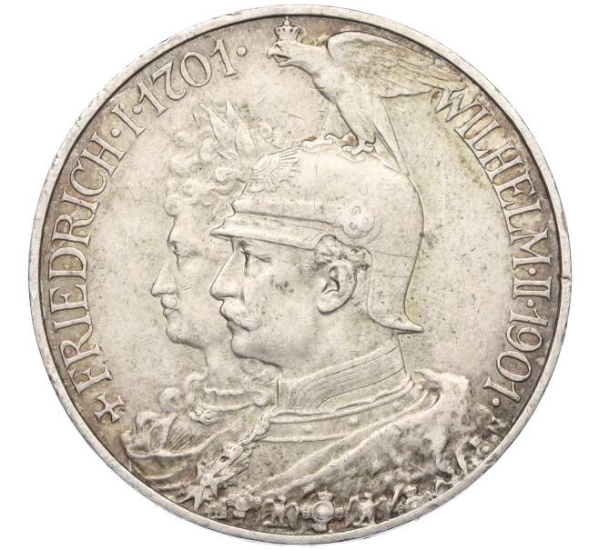 Монета 5 марок 1901 года Германия (Пруссия) «200-летие Пруссии» (Артикул: M2-84900) — Фото №1