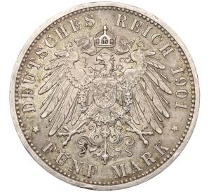 5 марок 1901 года Германия (Пруссия) «200-летие Пруссии» — Фото №2