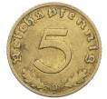 Монета 5 рейхспфеннигов 1938 года D Германия (Артикул: M2-84908) — Фото №2