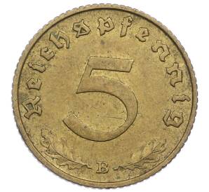 5 рейхспфеннигов 1939 года B Германия — Фото №2