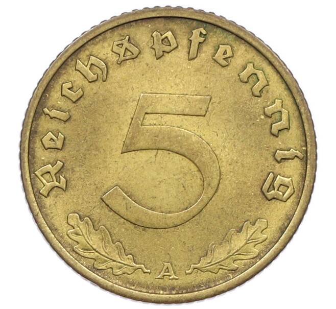 Монета 5 рейхспфеннигов 1937 года A Германия (Артикул: M2-84924) — Фото №2