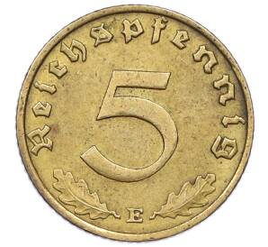 5 рейхспфеннигов 1937 года E Германия — Фото №2