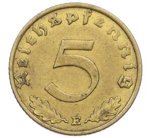 5 рейхспфеннигов 1938 года E Германия — Фото №2