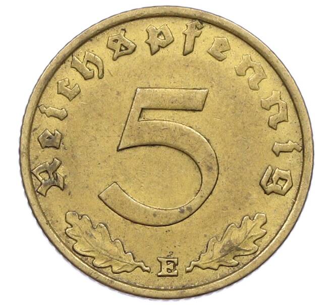 Монета 5 рейхспфеннигов 1938 года E Германия (Артикул: M2-84931) — Фото №2
