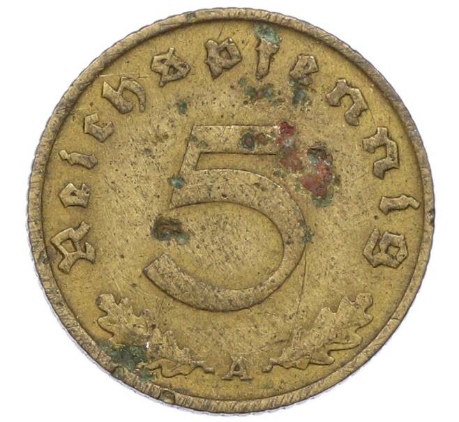 Монета 5 рейхспфеннигов 1938 года A Германия (Артикул: M2-84935) — Фото №2