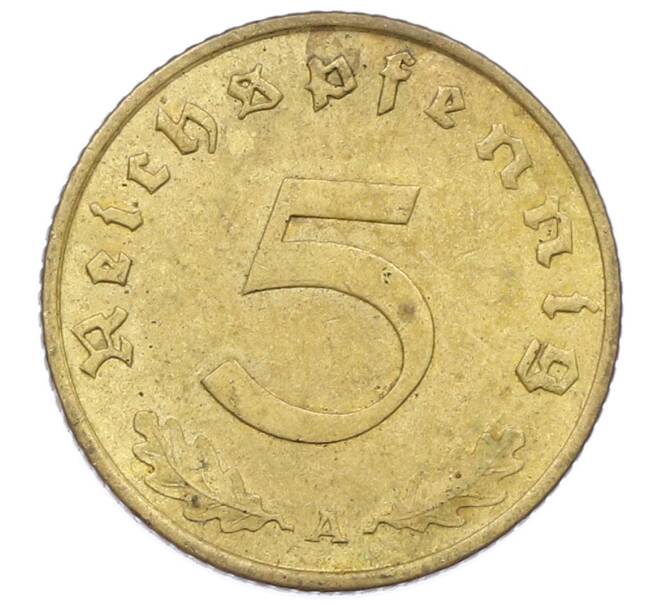Монета 5 рейхспфеннигов 1938 года A Германия (Артикул: M2-84936) — Фото №2
