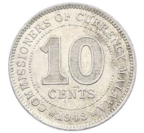 10 центов 1943 года Малайя — Фото №1