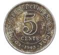 Монета 5 центов 1943 года Малайя (Артикул: M2-85001) — Фото №1