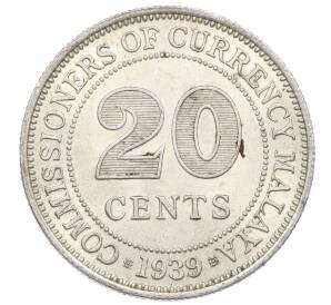 20 центов 1939 года Малайя — Фото №1