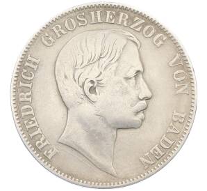 1 союзный талер 1859 года Баден — Фото №2